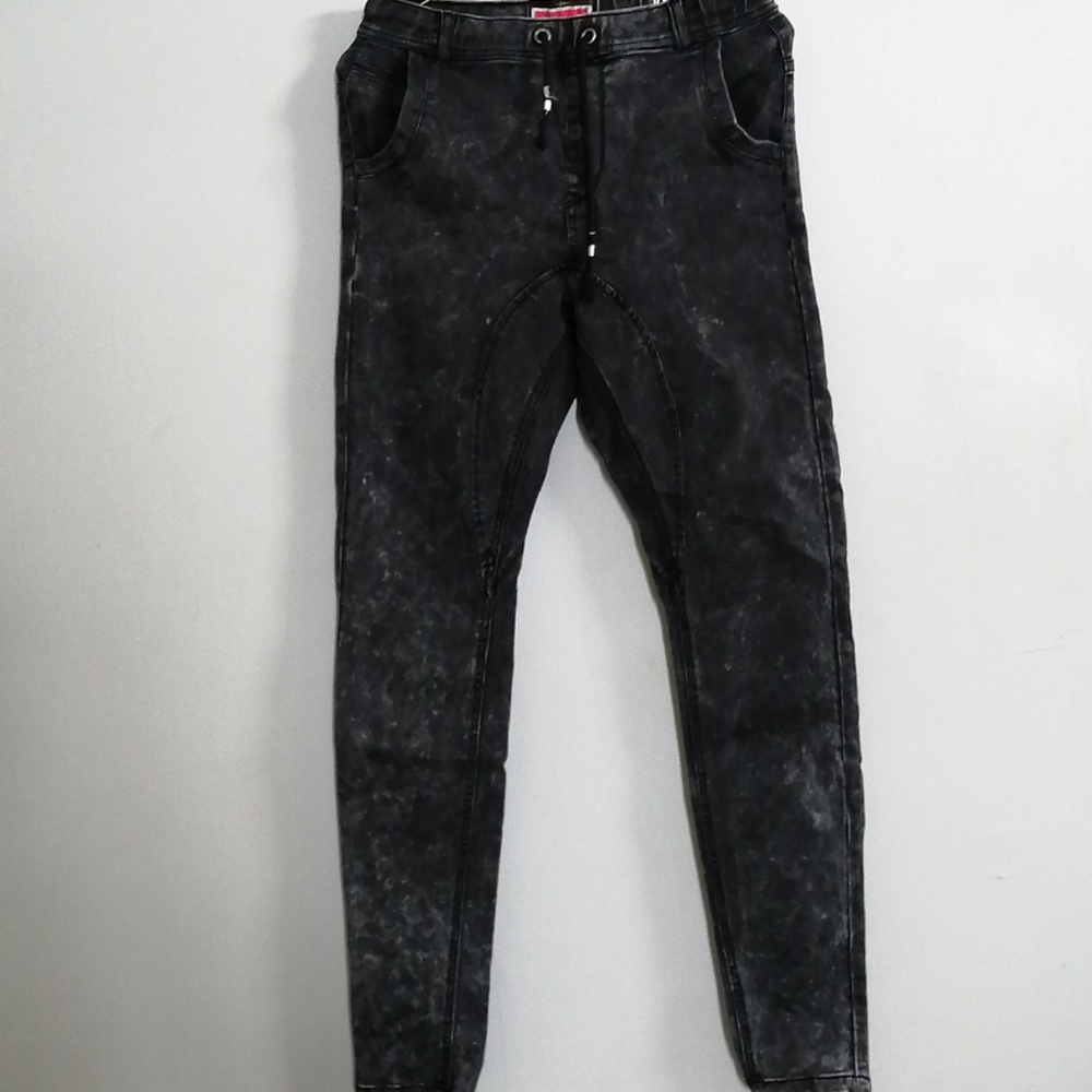 Drop crotch jegging joggers